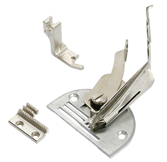DAYU-119 (А10), врезной окантователь изогнутых краев в 4 сложения, для прямострочных швейных машин