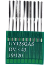 Dotec UYx128 GAS ses, универсальные иглы для промышленных распошивальных машин, упаковка 10 ш