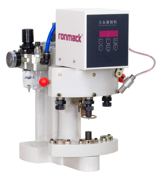 Ronmack RM-838P, трипозиційний пневматичний прес для встановлення фурнітури