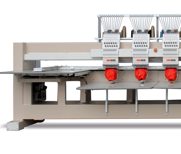 Maya TH-1210, десятиголовая высокоскоростная промышленная вышивальная машина с верхним устройством к