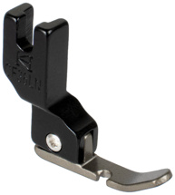 Khsew CF-36LN, левосторонняя антистатическая лапка для вшивания канта/молнии, для машин с нижним продвижением