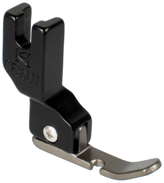 Khsew CF-36LN, левосторонняя антистатическая лапка для вшивания канта/молнии, для машин с нижним продвижением