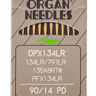 Organ PFx134LR PD, иглы для кожи с правой заточкой для швейных машин челночного стежка