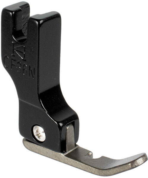 Khsew CF-36N, правосторонняя антистатическая лапка для вшивания молнии, для машин с нижним продвижением