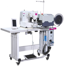 Ronmack RM-1900-MST, закрепочная машина с устройством подачи и обрезания липучки