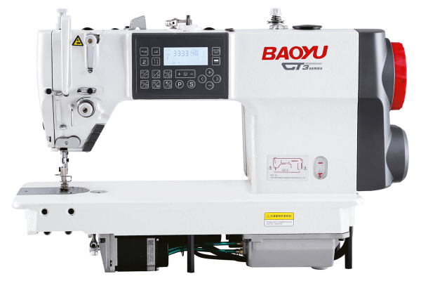 Baoyu GT-3H, компьютеризированная промышленная швейная машина с игольным продвижением для средних и тяжелых материалов