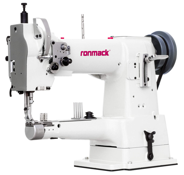 Ronmack RM-335, рукавная швейная машина с платформой под врезной окантователь