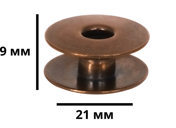 40264(2HG), стандартна металева шпуля для промислових вишивальних машин