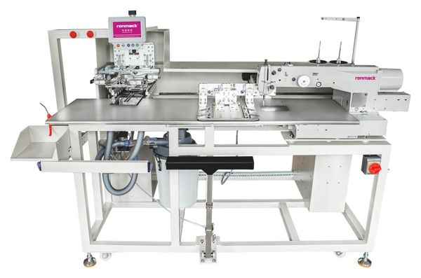 Ronmack RM-M5028-DSD, автомат шаблонного шитья для пришивания карманов-кенгуру