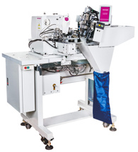 Ronmack RM-254, двухигольный швейный автомат для изготовления и пришивания поясных петель