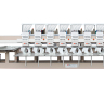 Maya TH2-1508-400/400×500 мм, промислова 15-голкова 8-голова тубулярна вишивальна машина