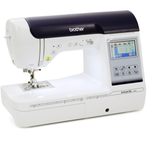 Brother Innov-is F480, швейно-вышивальная машина с сенсорным полноцветным дисплеем, поле вышивки 180 х 130 мм, 10 шаблонов петель, 182 швейные операций