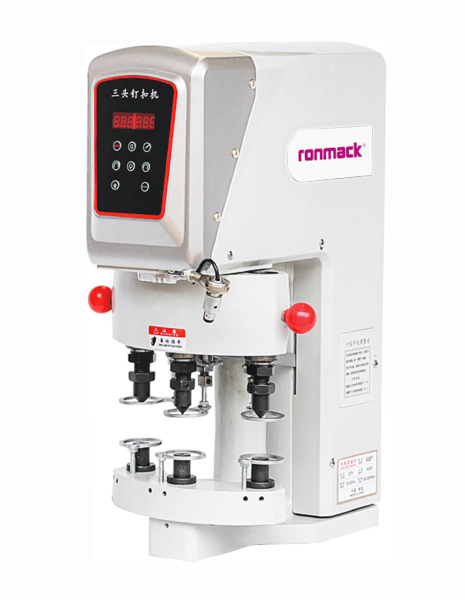 Ronmack RM-848E, трипозиційний електричний прес для установки фурнітури