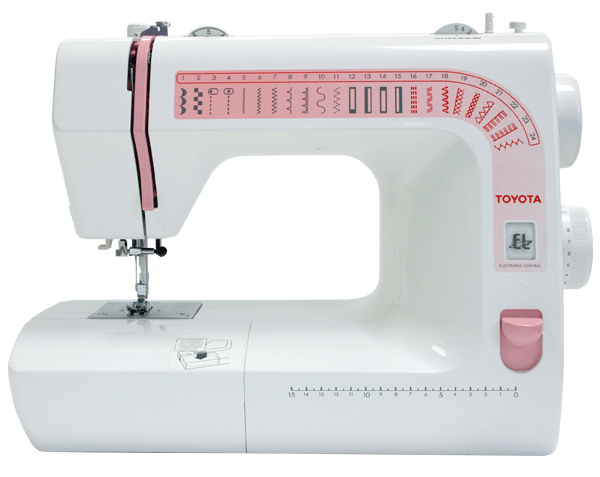 Toyota RA 224, швейная машина с вертикальным челноком и полуавтоматической петлей, 24 строчки с плавной регулировкой длины стежка