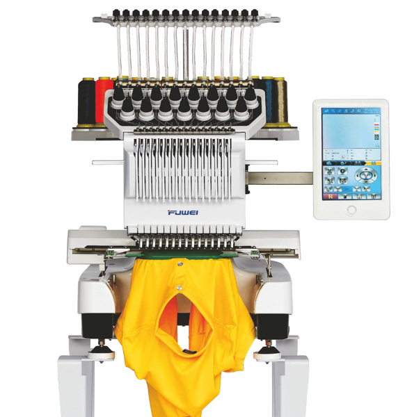 FUWEI BF-1500-360*200-A15, промышленная одноголовая 15-игольная вышивальная машина