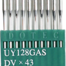 Dotec UYx128 GAS, универсальные иглы для промышленных распошивальных машин, размер 90, упаковка 10 ш