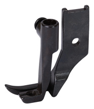 Snyter S380A, правосторонняя однорожковая лапка под окантовку для швейных машин с тройным продвижением