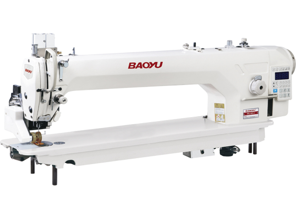 Baoyu BML-820D-4, компьютеризированная промышленная швейная машина с удлиненной платформой и пулером