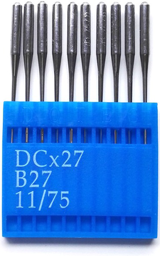 Dotec DCx27 SES, трикотажные иглы для промышленных оверлоков