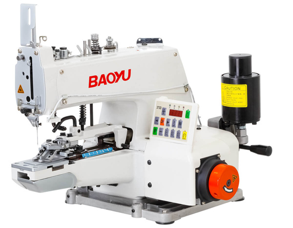 Baoyu BML-373D, электромеханическая пуговичная машина цепного стежка со встроенным сервомотором