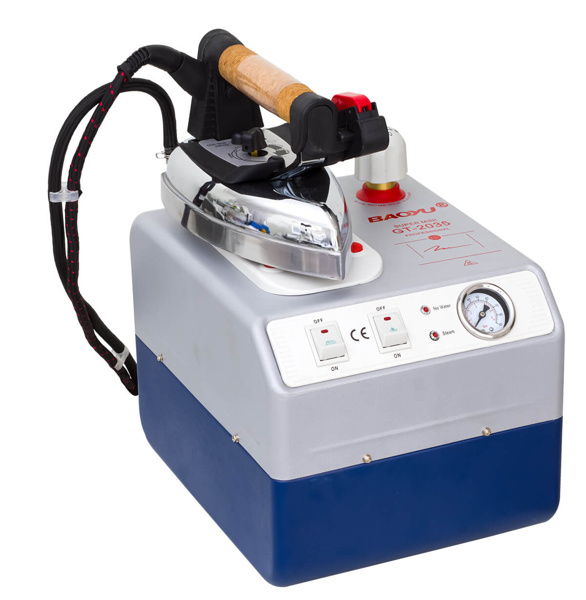 Baoyu Super Mini GT-2035, профессиональный утюг с парогенератором и манометром, бойлер на 3.5 литра, мощность 1250 Вт