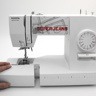 Toyota Super Jeans 15WE, швейная машина с горизонтальным челноком и полуавтоматической петлей, 15 строчек с фиксированной длиной стежка