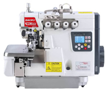 Baoyu GT-900D-4-UTC-BK, компьютеризированный 4-ниточный высокоскоростной промышленный оверлок с закрепкой
