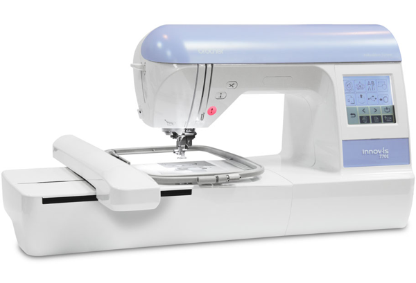 Brother Innov-is 770E, побутова вишивальна машина з полем вишивки 180 х 130 мм і кольоровим сенсорним LCD дисплеєм діагоналлю 3.7'', швидкість вишивки 650 ст / хв