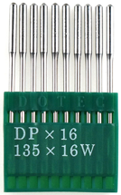 Dotec DPx16, универсальные иглы для промышленных швейных машин с увеличенным челноком, для тяжелых тканей
