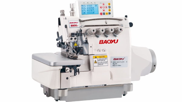 Baoyu BML-8800EXT-4-UTD, компьютеризированный 4-х ниточный высокоскоростной промышленный оверлок