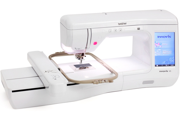 Brother Innov-is V3, побутова вишивальна машина з полем вишивки 300 х 180 мм і кольоровим сенсорним LCD дисплеєм діагоналлю 7'', швидкість вишивки 1050 ст / хв