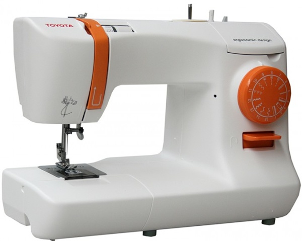 Toyota ECO 15В, швейная машина с горизонтальным челноком и полуавтоматической петлей, 15 строчек с фиксированной длиной стежка