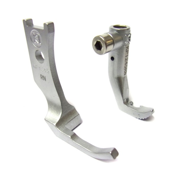 Khsew KP1245-RN, правосторонняя лапка для вшивания молнии, для промышленных швейных машин с тройным транспортом