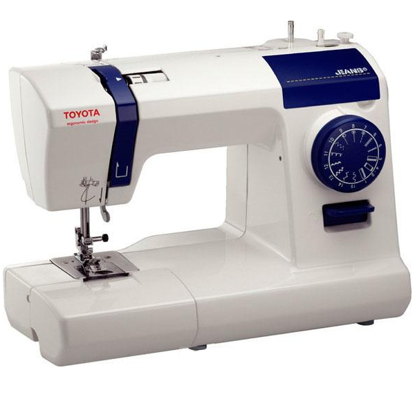 Toyota ECO 15CJ, швейная машина с горизонтальным челноком и полуавтоматической петлей, 15 строчек с фиксированной длиной стежка