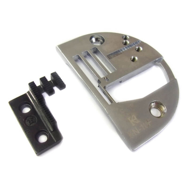 Khsew KN-10 + KF-10, комплект под окантователь: игольная пластина и зубчатая рейка