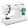 Toyota ECO 17С, швейная машина с горизонтальным челноком и полуавтоматической петлей, 17 строчек с фиксированной длиной стежка
