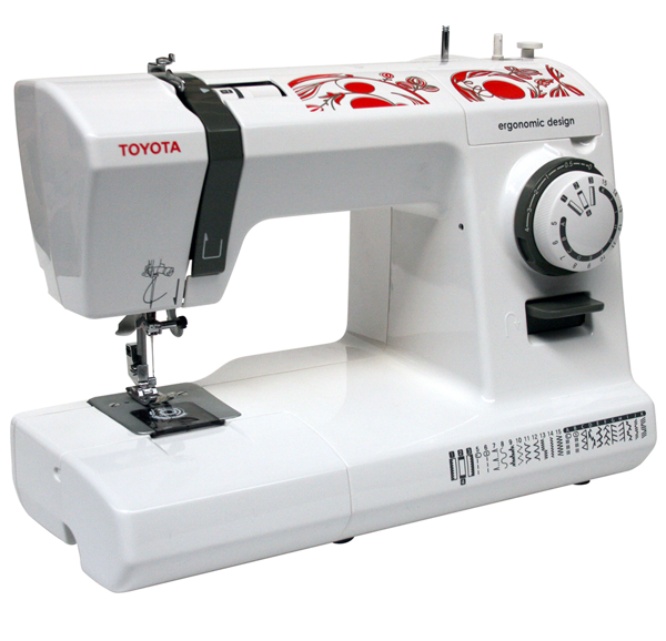 Toyota ECO 26A, швейная машина с горизонтальным челноком и полуавтоматической петлей, 26 строчек с плавной регулировкой длины стежка