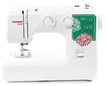 Janome 5500, электромеханическая швейная машина с вертикальным челноком, 15 видов операций