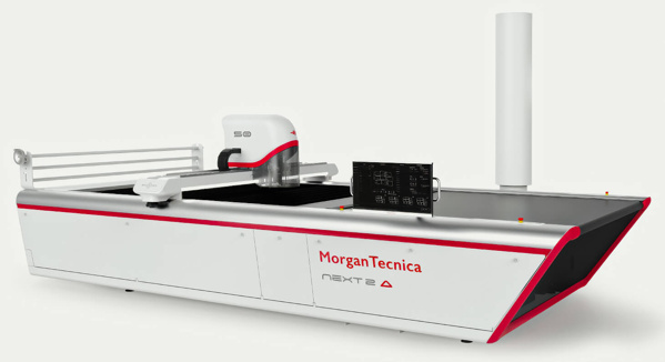 Morgan Tecnica Next 2 Delta 50 ES, автоматическая раскройная машина с рабочим полем 1700 x 2200 мм