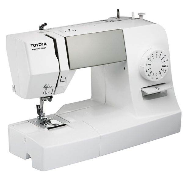 Toyota ERGO 15D, швейная машина с горизонтальным челноком и полуавтоматической петлей, 15 строчек с фиксированной длиной стежка