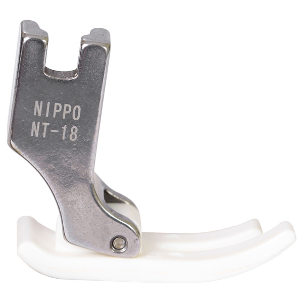 Khsew NT-18, универсальная тефлоновая лапка для кожи, для машин с нижним продвижением материала