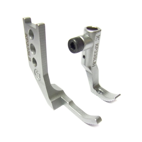 Khsew KP335LB, левосторонняя лапка для вшивания молнии, для промышленных швейных машин с тройным транспортом