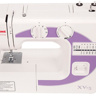 Janome XV-5, швейная машина с вертикальным челноком и полуавтоматической петлей, 17 строчек с плавной регулировкой длины стежка