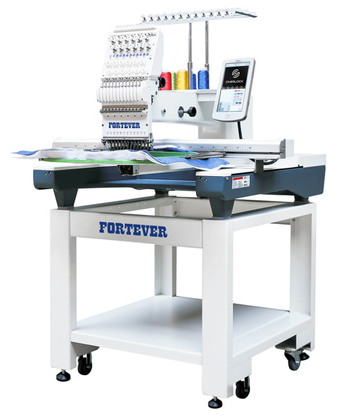 Fortever FT-1501LE – 800 х 500 мм, 1-голова 15-голкова промислова вишивальна машина