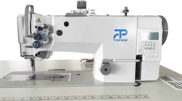 Topow 2567, промышленная швейная машина с тройным транспортом материала