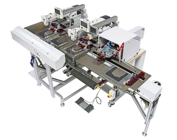 SIP-Italy PS342-FG2SIP.V2, 2-головый швейный автомат для сборки и пришивания накладных карманов