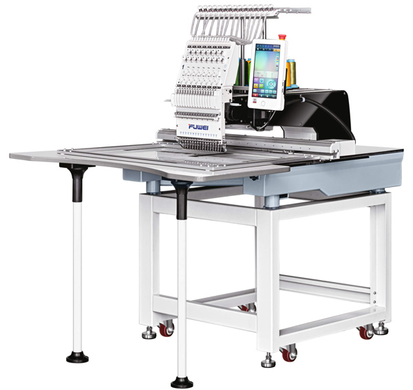 FUWEI EW-1501-500*800-A15, промышленная 1-головая 15-игольная вышивальная машина