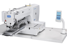 Nextsew NS-2210GHL, компьютерный швейный автомат шаблонного шитья с удлиненной рукавной платформой, рабочая площадь 220 x 100 мм, сенсорная панель управления