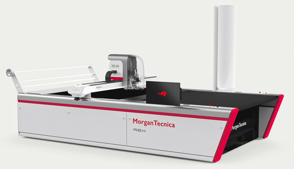 Morgan Tecnica REX 50 Lingerie, автоматическая раскройная машина с рабочим полем 1400 х 2200 мм
