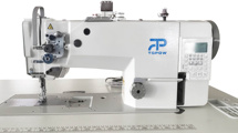 Topow 2567, промышленная 2-игольная швейная машина с тройным транспортом материала